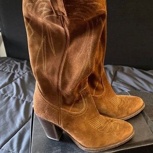 FRYE Ilana Pull on Western Boots size 8.5